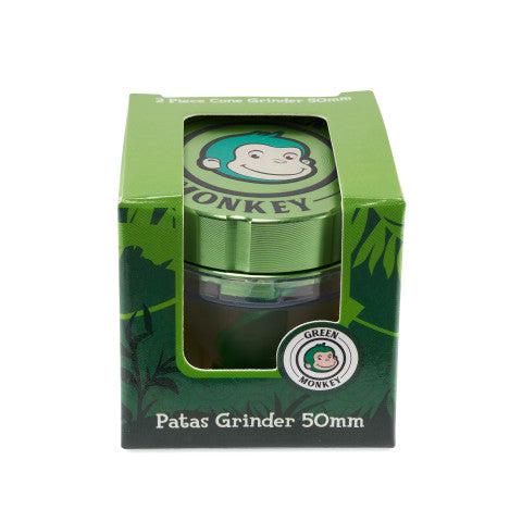 Green Monkey Grinder - Patas 2pc - 50mm - Discreet Smoker