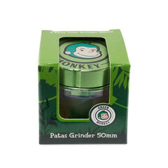 Green Monkey Grinder - Patas 2pc - 50mm - Discreet Smoker