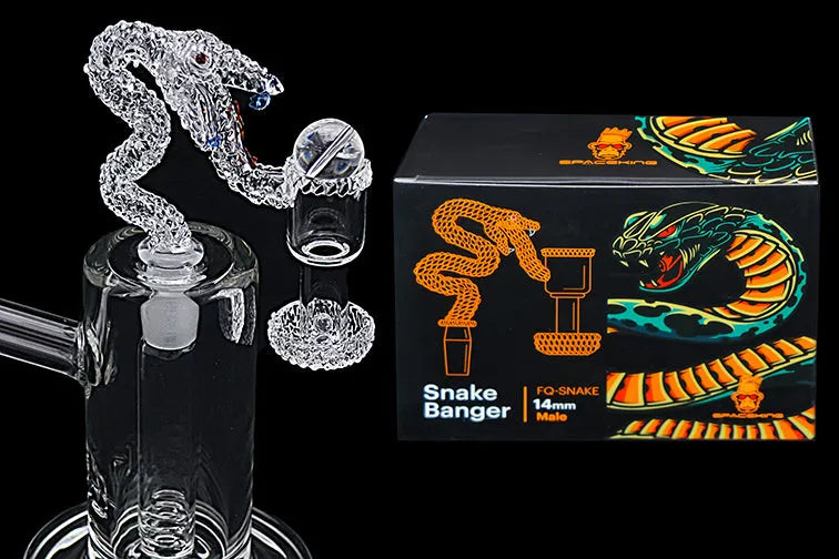 Space King Snake Banger - Handmade - Discreet Smoker