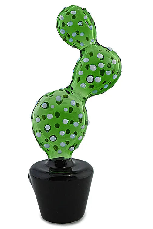 Cactus Pot Glass Pipe - Discreet Smoker
