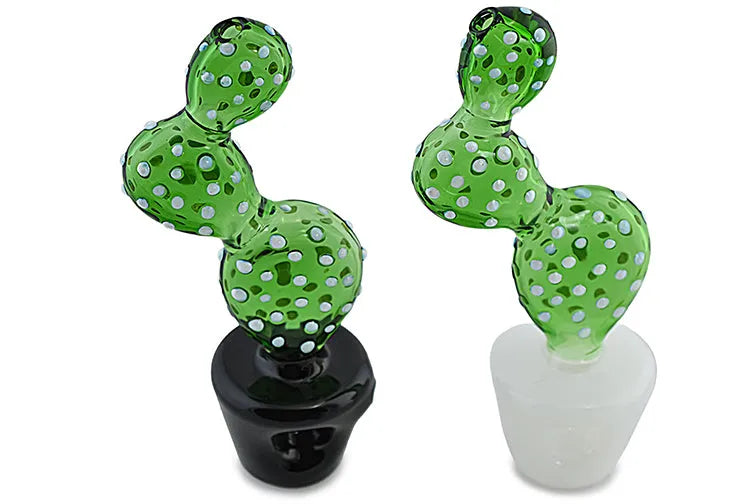 Cactus Pot Glass Pipe - Discreet Smoker