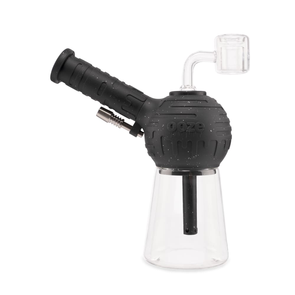 Ooze Blaster Silicone Glass 4-in-1 Hybrid Water Pipe and Dab Straw - Discreet Smoker