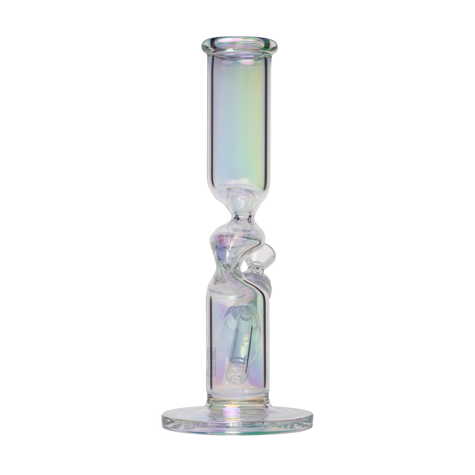 Human Grade Iridescent Zing Water Pipe - Discreet Smoker