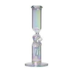 Human Grade Iridescent Zing Water Pipe - Discreet Smoker