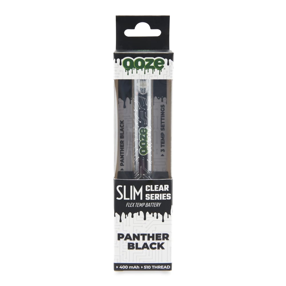 Slim Clear Series Transparent 510 Vape Battery - Discreet Smoker