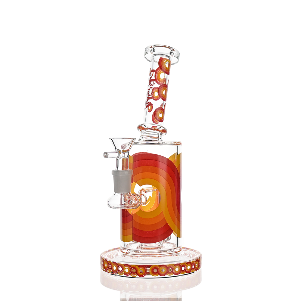 Retro Scientific Bong with Matrix Perc | Croia Glass - Discreet Smoker