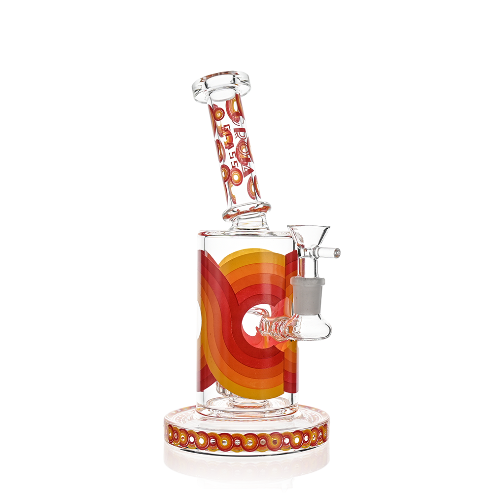 Retro Scientific Bong with Matrix Perc | Croia Glass - Discreet Smoker