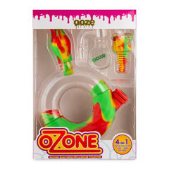 Ooze Ozone Silicone Water Pipe and Dab Straw - Discreet Smoker