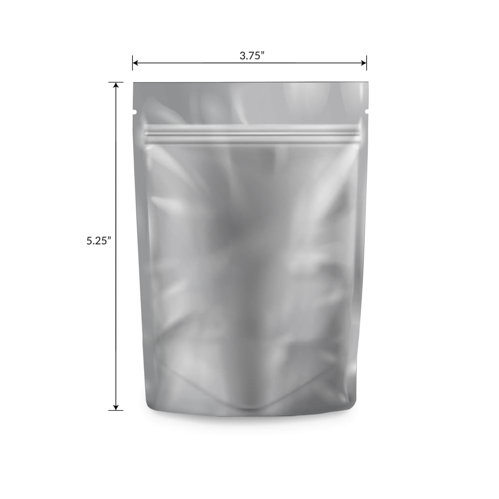 Loud Lock 1/8 Ounce Mylar Smell Proof Vacuum Seal Bags - 1,000 Count - Discreet Smoker