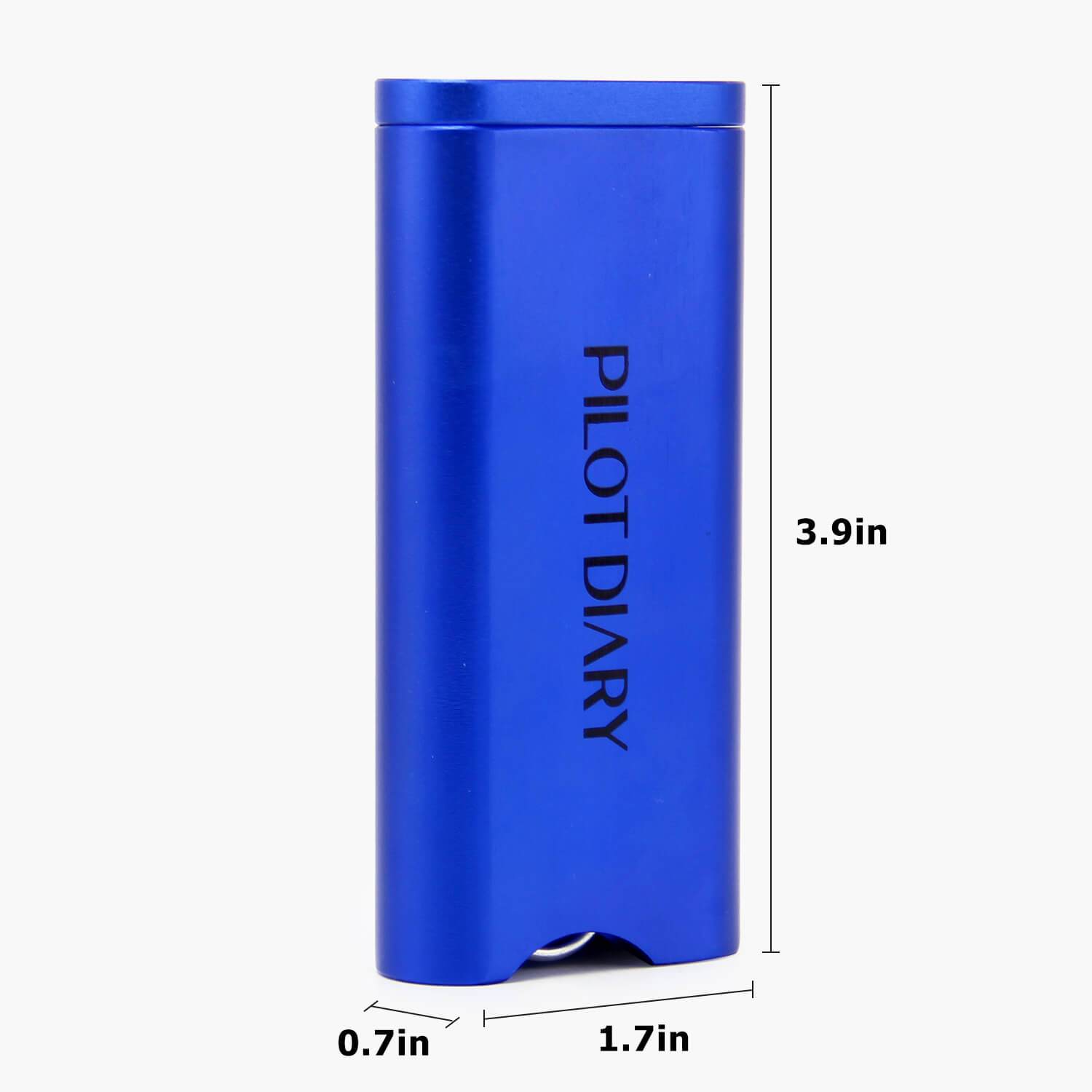 Metal Dugout Magnetic Rotating Lid - Discreet Smoker