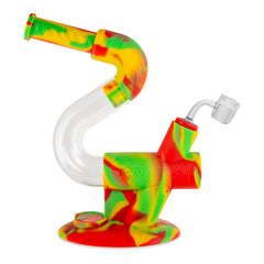 Ooze Swerve Silicone Water Pipe - Discreet Smoker