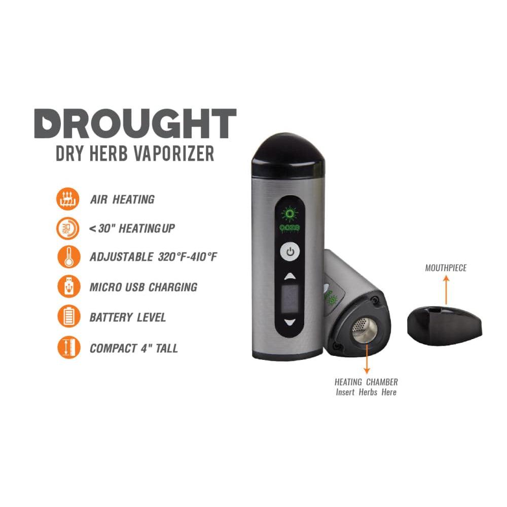 Ooze Drought Dry Herb Vaporizer Kit - Discreet Smoker