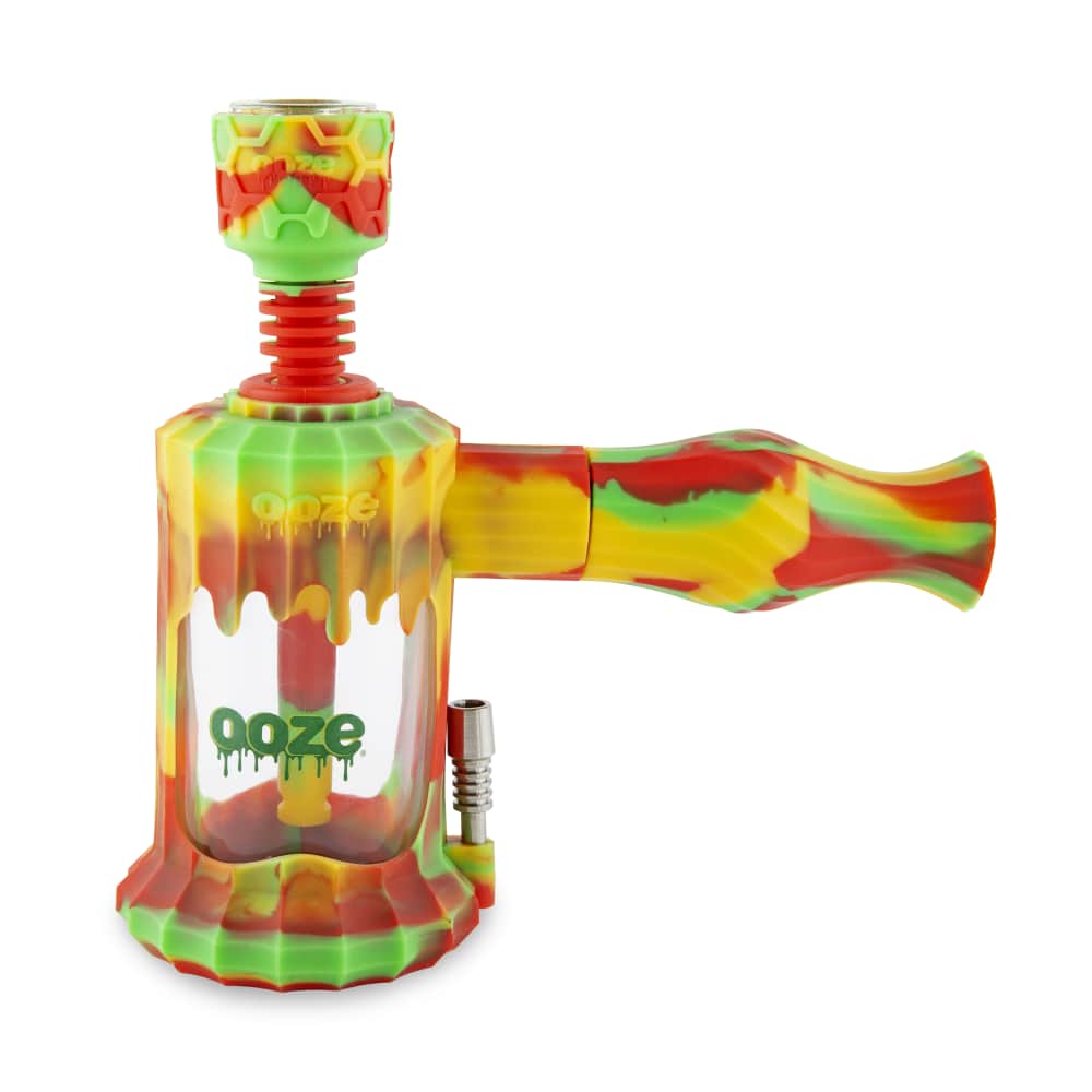 Ooze Clobb Silicone Water Pipe and Dab Straw - Discreet Smoker