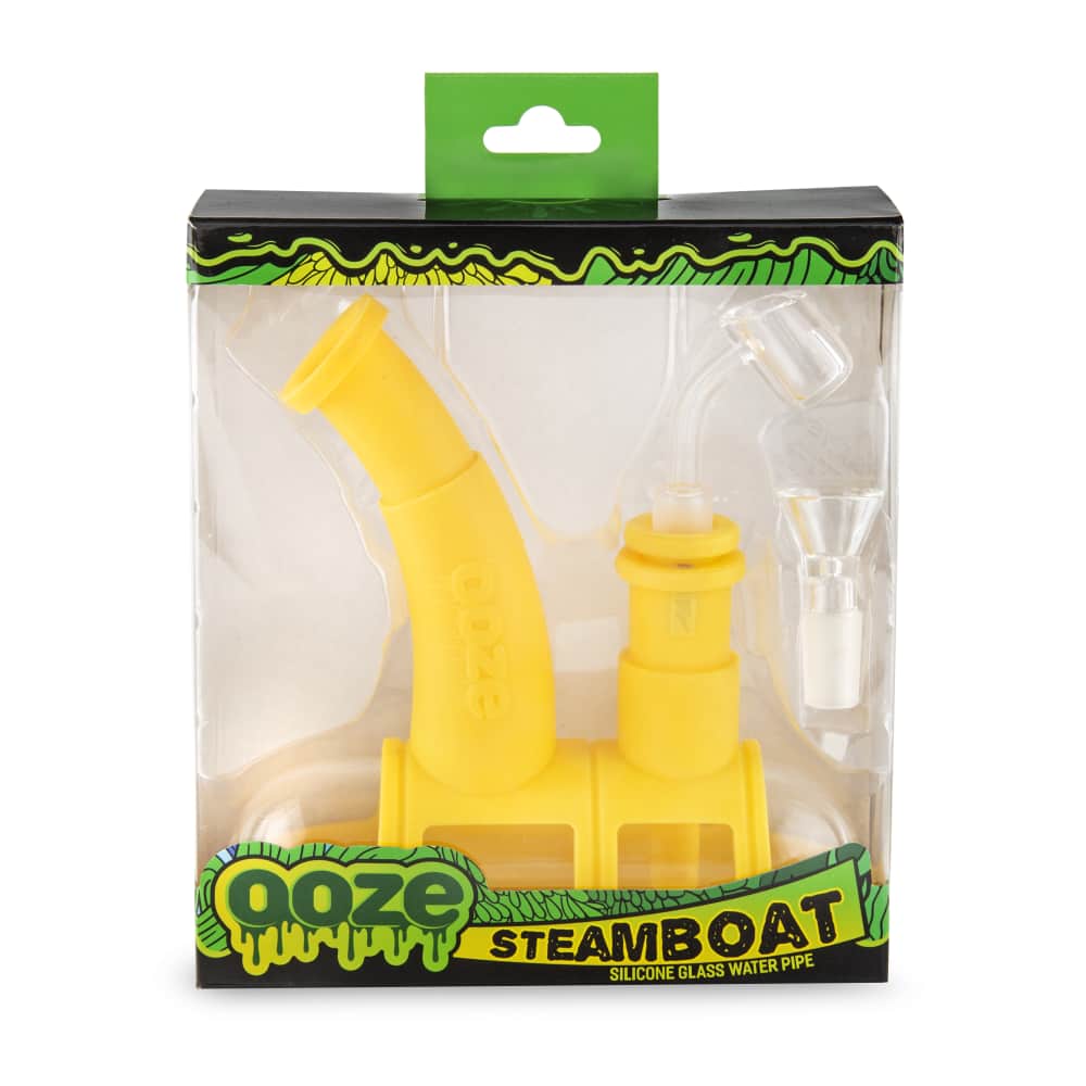 Ooze Steamboat Silicone Bubbler - Discreet Smoker