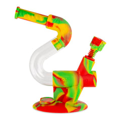 Ooze Swerve Silicone Water Pipe - Discreet Smoker