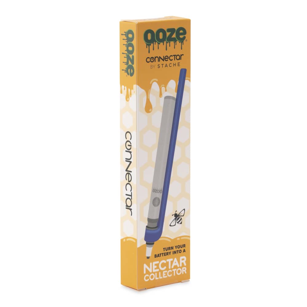 Ooze x Stache ConNectar - 510 Thread Dab Straw Vape Pen Attachment - Discreet Smoker