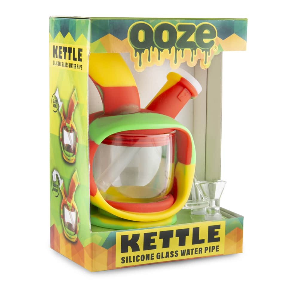 Ooze Kettle Silicone Bubbler - Discreet Smoker