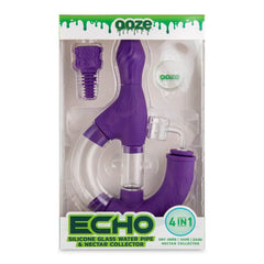 Ooze Echo Silicone Water Pipe - Discreet Smoker