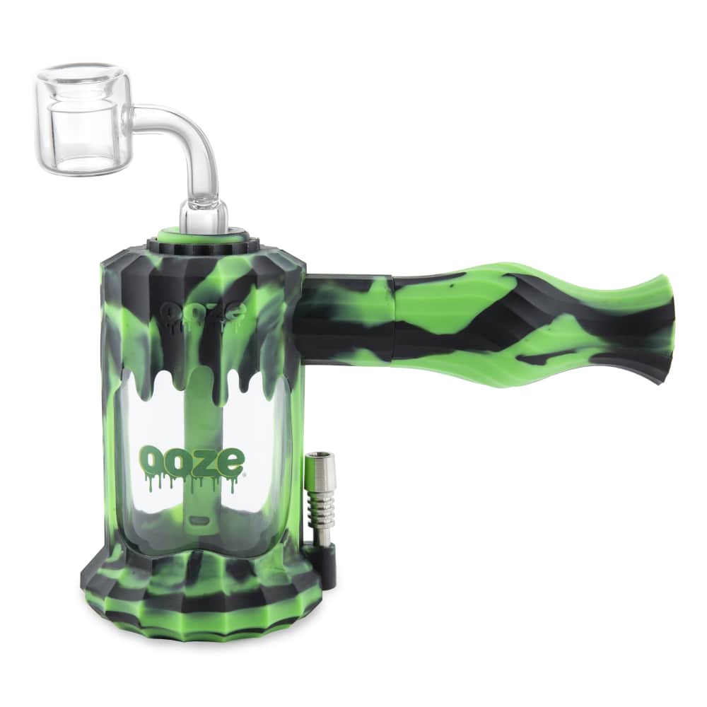 Ooze Clobb Silicone Water Pipe and Dab Straw - Discreet Smoker
