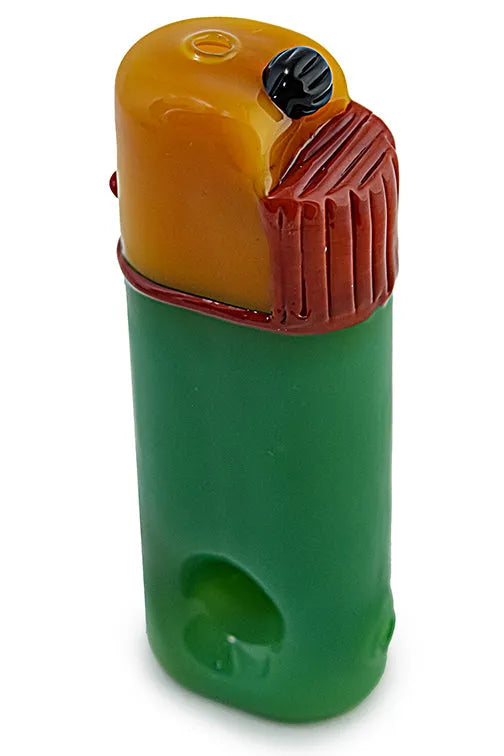 Lighter Shape Glass Pipe - Discreet Smoker