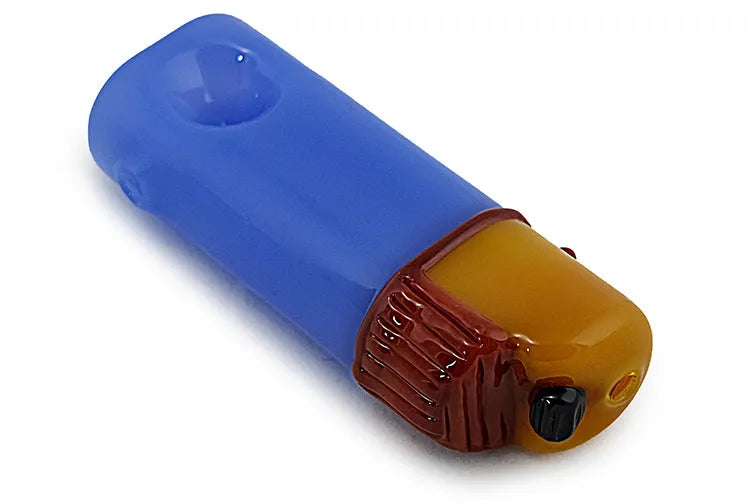 Lighter Shape Glass Pipe - Discreet Smoker