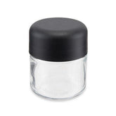 3oz Child Resistant Glass Jar and Cap 160ct Bulk - Discreet Smoker
