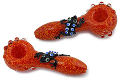 Colorful Frog Glass Pipe - Discreet Smoker