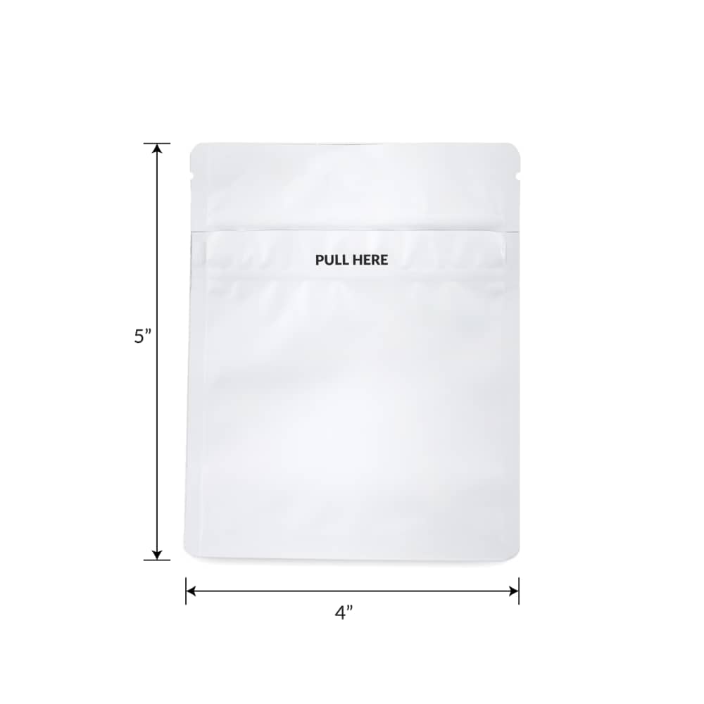 Loud Lock 1/8 Grip N Pull Mylar Smell Proof Child Safe Vacuum Seal Bags - 1,000 Count - Discreet Smoker