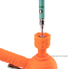 Ooze Blaster Silicone Glass 4-in-1 Hybrid Water Pipe and Dab Straw - Discreet Smoker