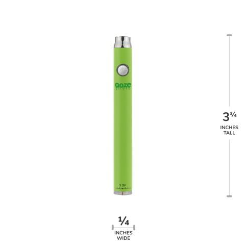 Ooze Slim Twist 510 Thread 320 mAh CBD Vape Pen Battery + USB Charger - Discreet Smoker