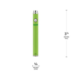 Ooze Slim Twist 510 Thread 320 mAh CBD Vape Pen Battery + USB Charger - Discreet Smoker