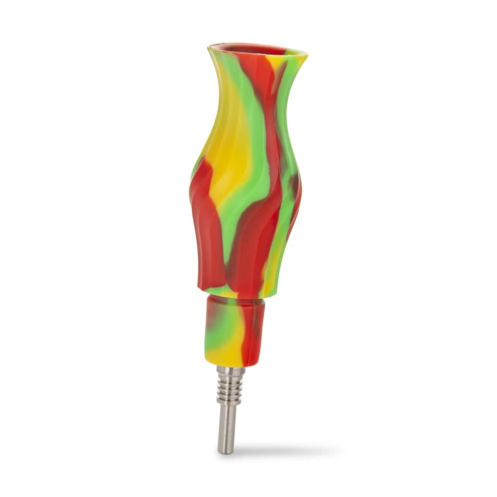 Ooze Ozone Silicone Water Pipe and Dab Straw - Discreet Smoker