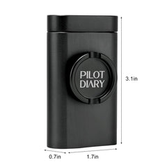 One Hitter Dugout With Grinder - Discreet Smoker