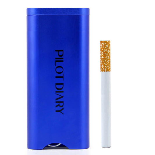 Metal Dugout Magnetic Rotating Lid - Discreet Smoker