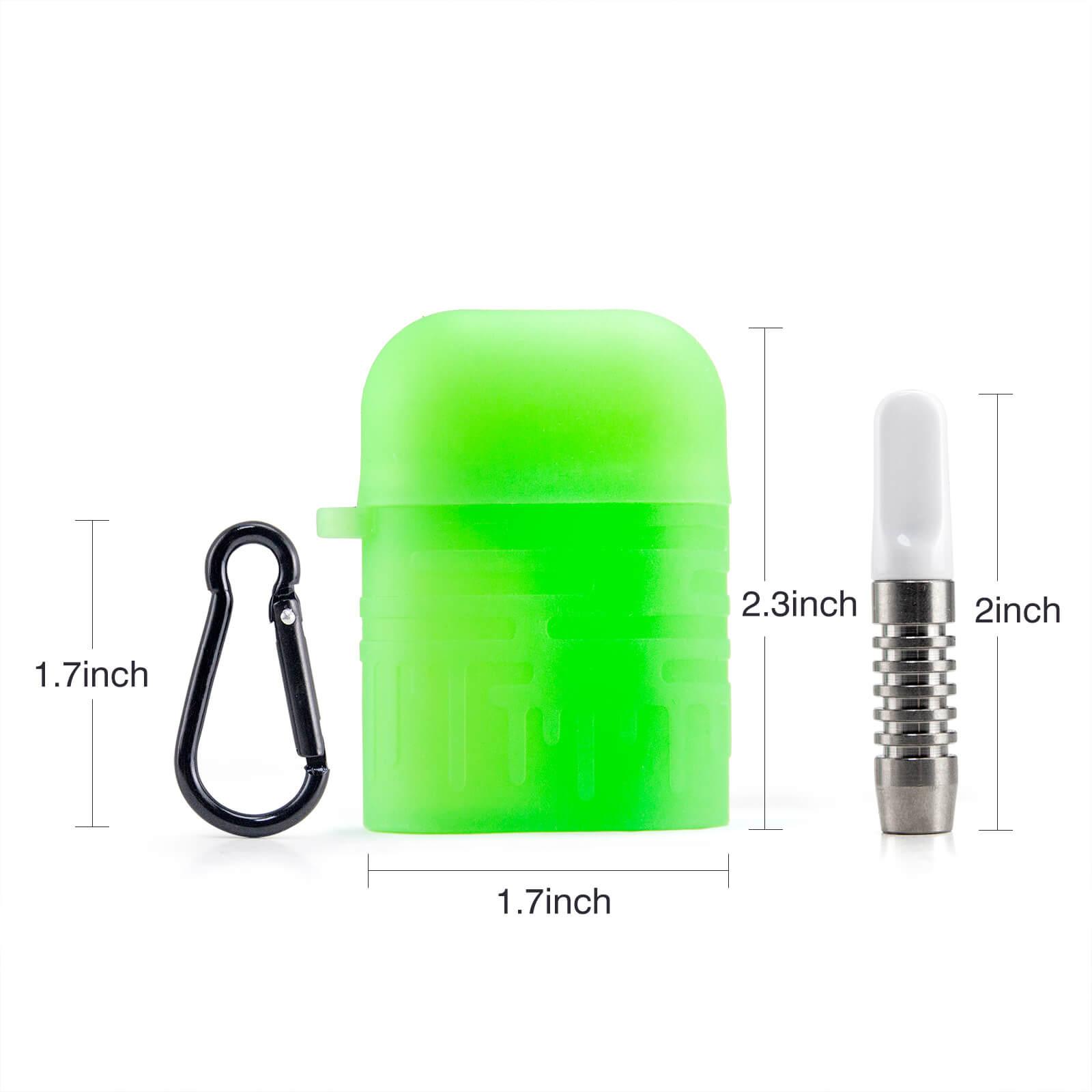 Silicone One Hitter Dugout - Discreet Smoker