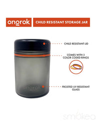 ONGROK 1000ml Glass Storage Jar - Discreet Smoker