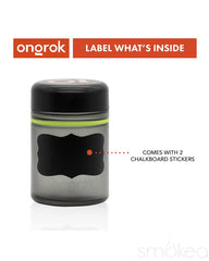 ONGROK 500ml Glass Storage Jars (2-Pack) - Discreet Smoker