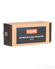 ONGROK Aluminum & Glass Spoon Pipe - Discreet Smoker