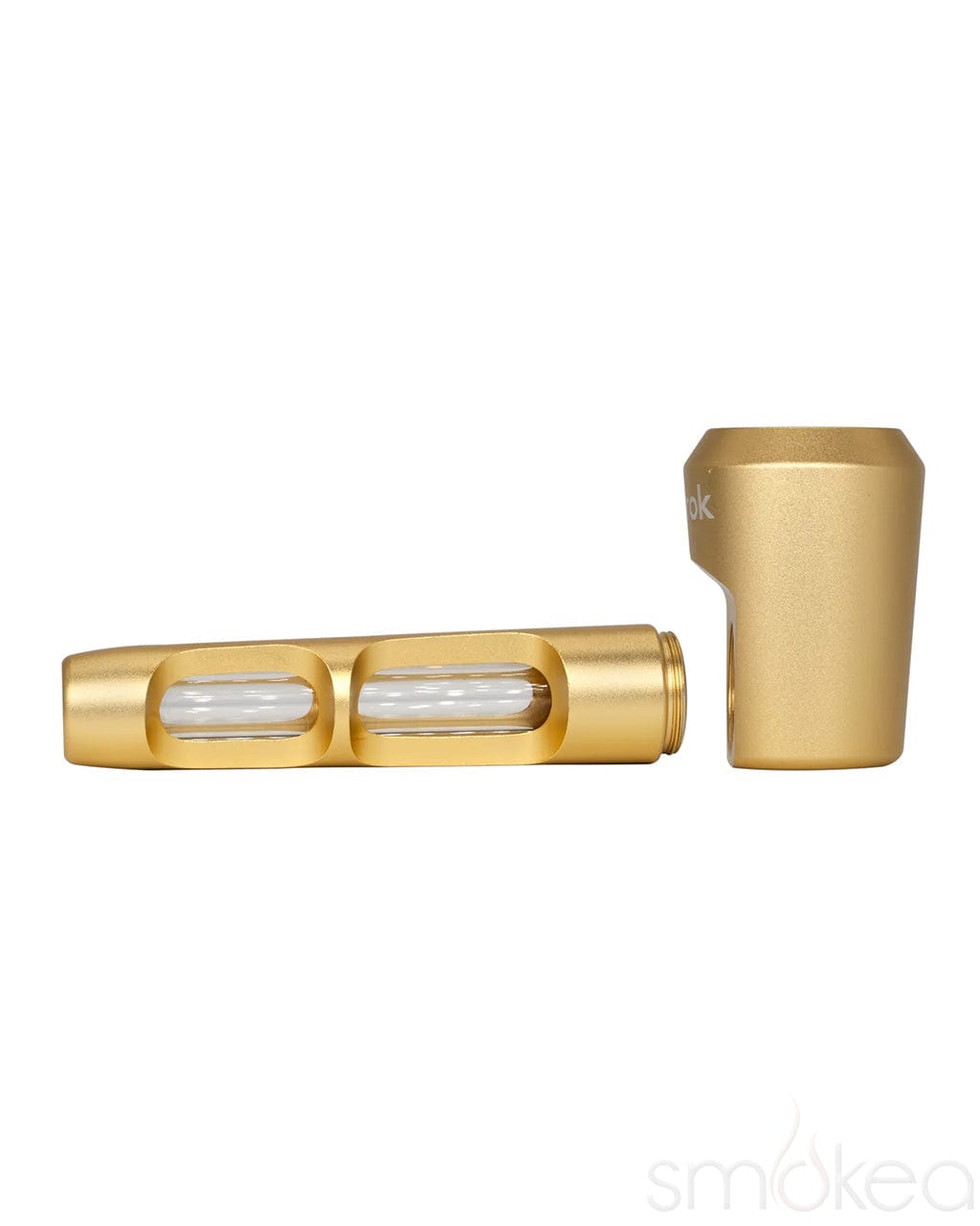 ONGROK Aluminum & Glass Spoon Pipe - Discreet Smoker