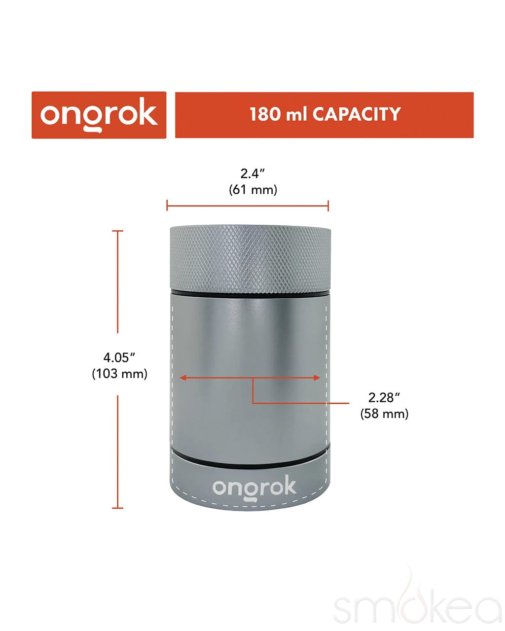 ONGROK Aluminum Storage Jar - Discreet Smoker
