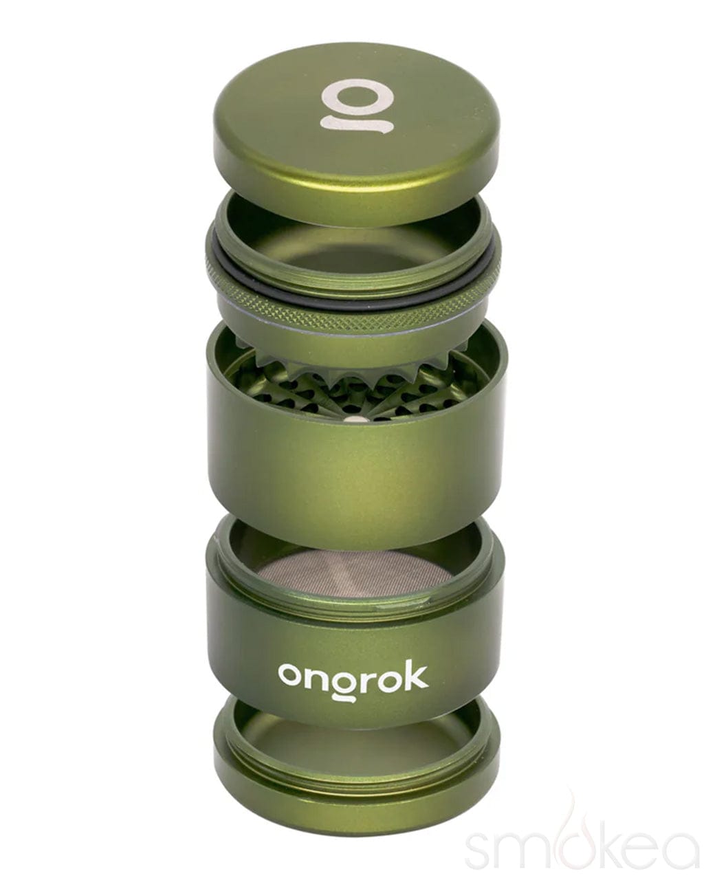 ONGROK Flower Petal Toothless Aluminum Storage Grinder - Discreet Smoker