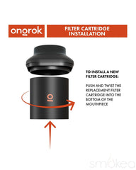 ONGROK Personal Air Filter w/ Replaceable Cartridges - Discreet Smoker