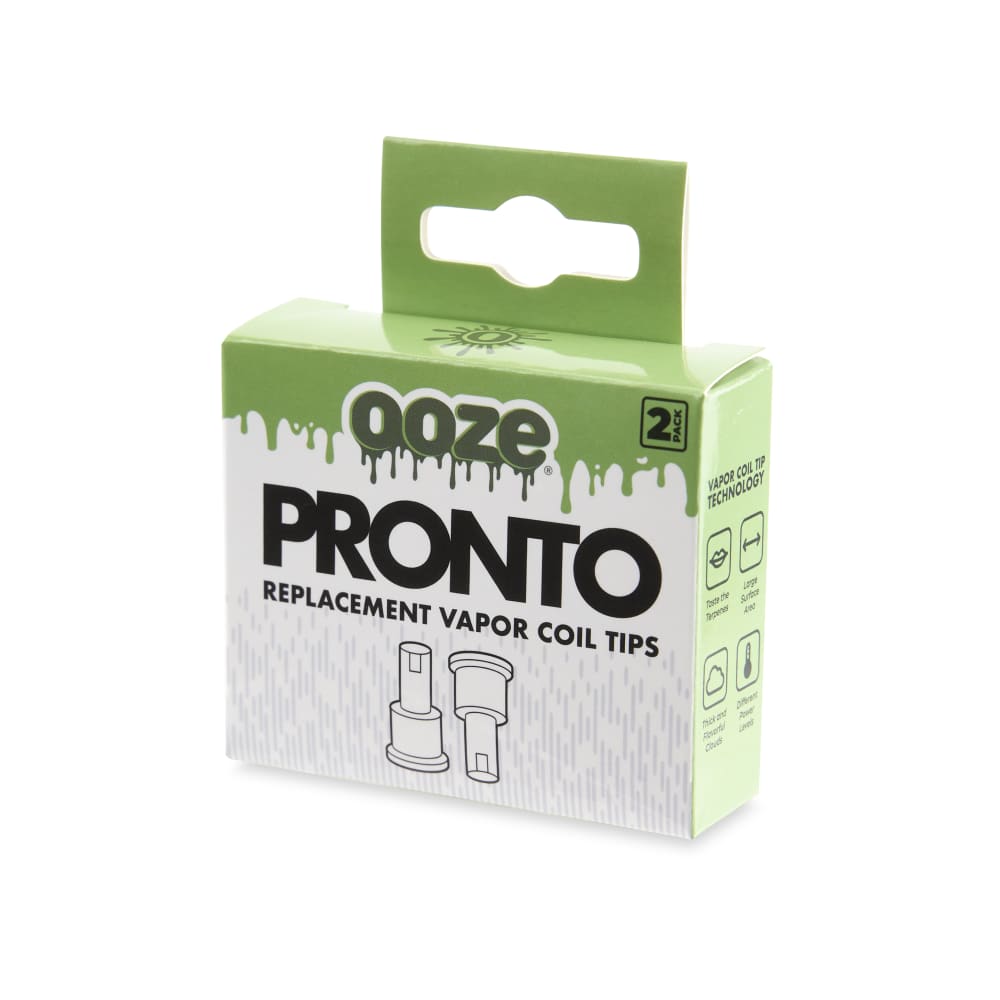 Ooze Pronto Electronic Concentrate Device 2-Pack Replacement Vapor Coil Tips - Discreet Smoker