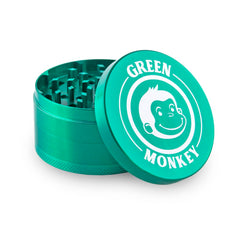 Green Monkey Grinder - Capuchin 4pc - 75mm - Discreet Smoker