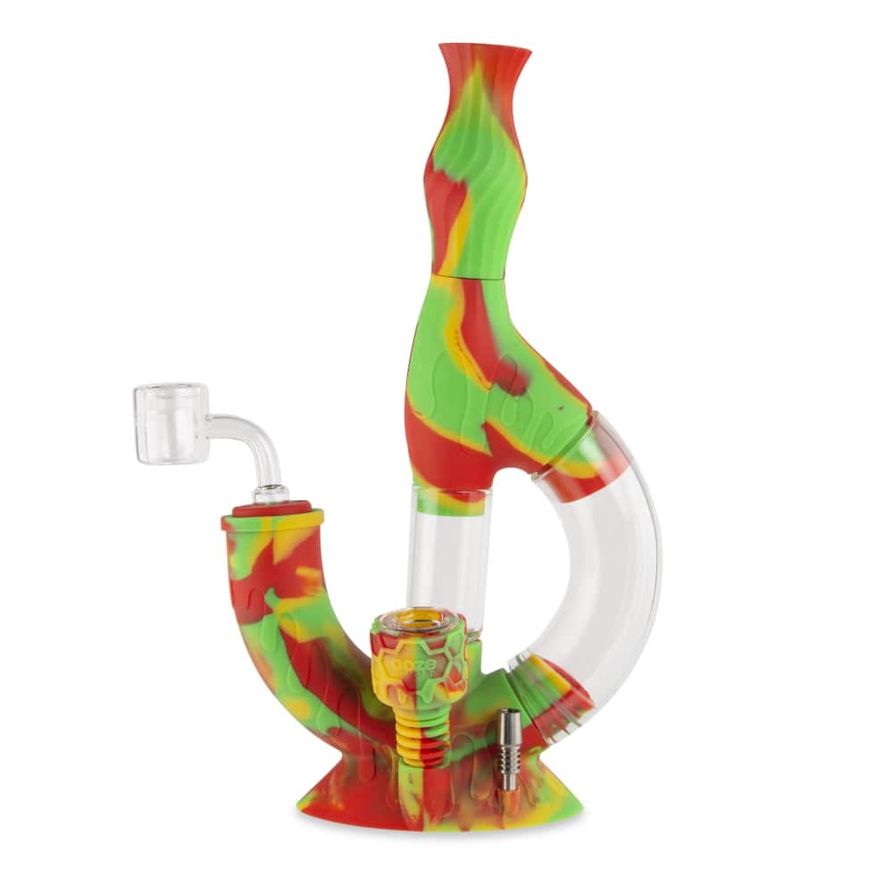 Ooze Echo Silicone Water Pipe - Discreet Smoker