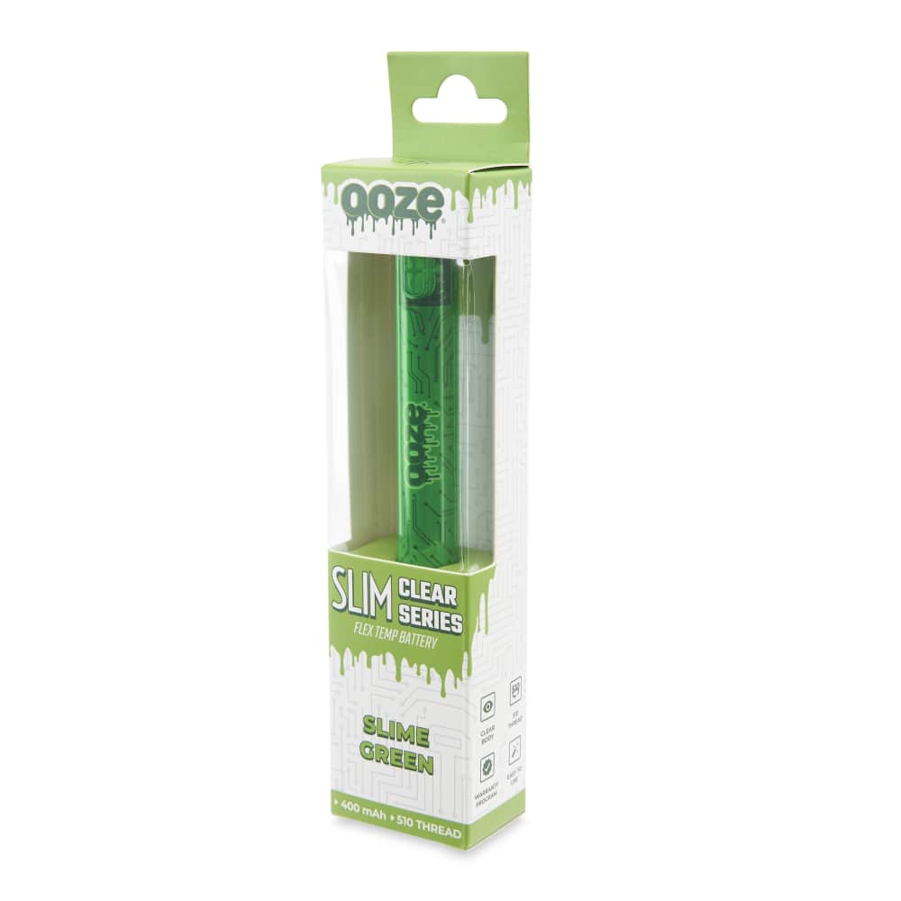 Slim Clear Series Transparent 510 Vape Battery - Discreet Smoker