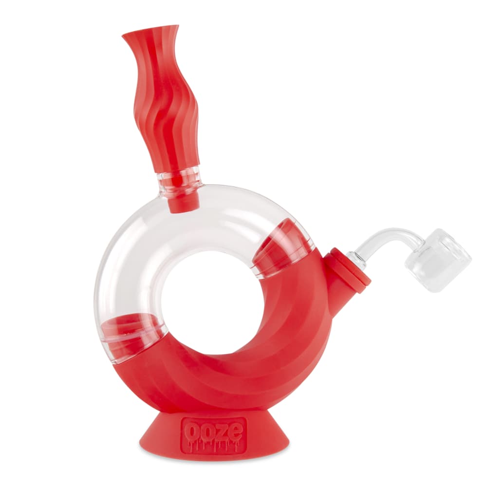 Ooze Ozone Silicone Water Pipe and Dab Straw - Discreet Smoker