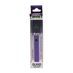 Ooze Quad 510 Thread 500 mAh Square Vape Pen Battery - Discreet Smoker