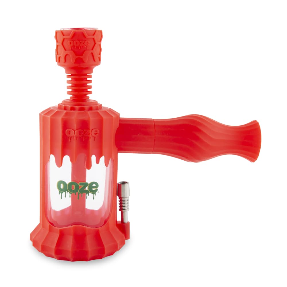 Ooze Clobb Silicone Water Pipe and Dab Straw - Discreet Smoker