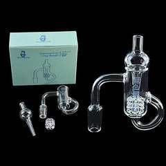 Space King Diamond Knot Loop Banger Kit (Gray) - Discreet Smoker
